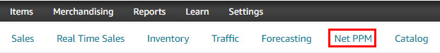 Amazon Retail Analytics Net PPM