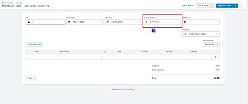 How do you create an Invoice in Xero? Image 7
