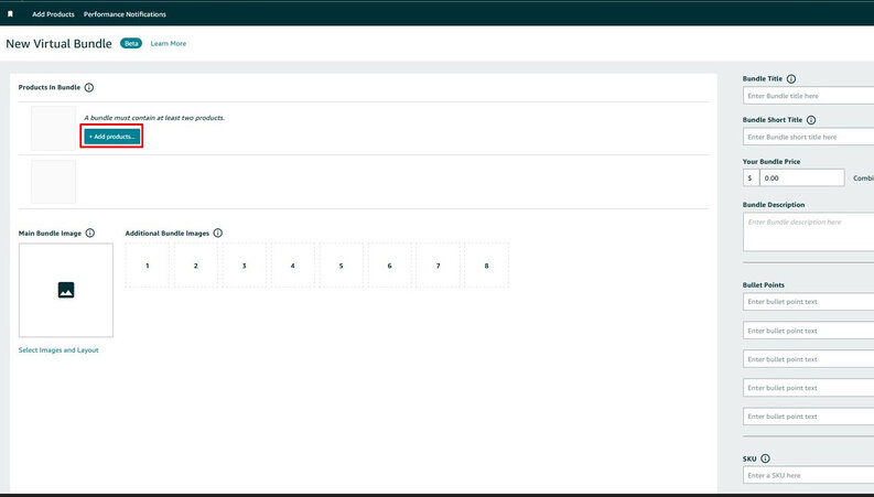 How to create Virtual Bundles on Amazon Seller Central?