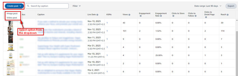 How To Harness Amazon Posts For E-Commerce Success 7 Create Image Post
