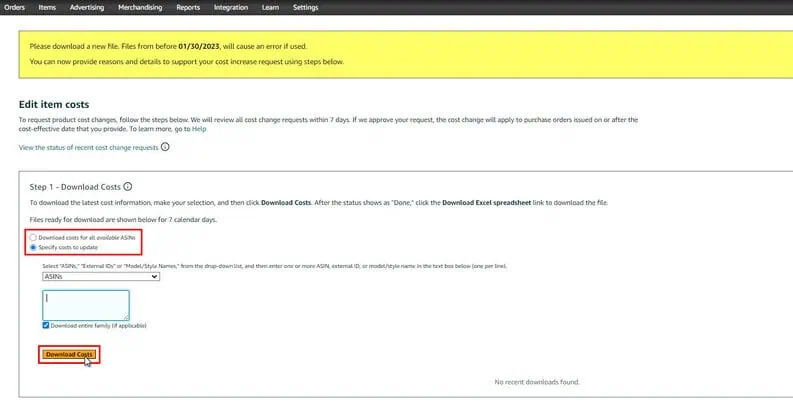How to Increase Cost Price with Amazon? Image 2