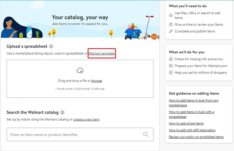 How to list your products in bulk on Walmart? Image 3