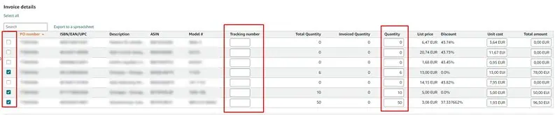 How to submit an invoice on Amazon EU Vendor Central? Image 7
