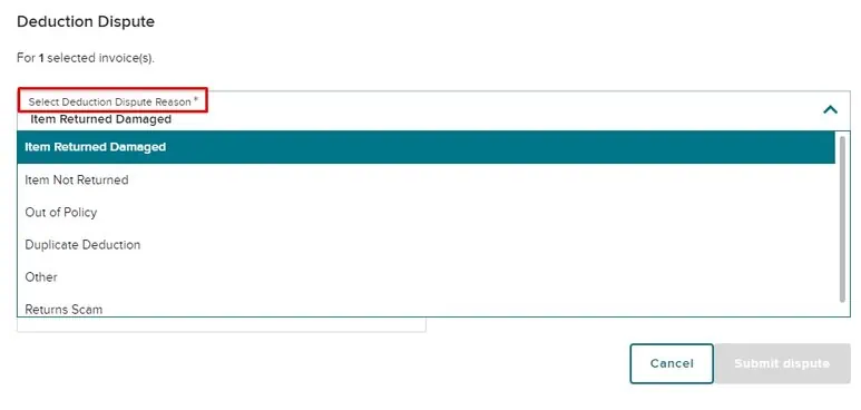 How to Submit a Dispute for Deduction on Wayfair? Image 8
