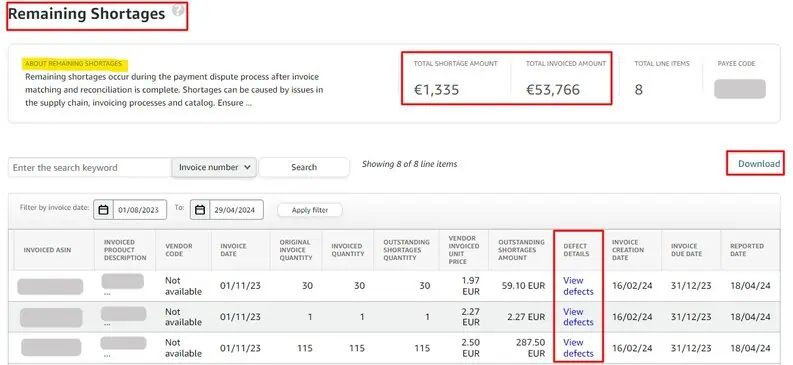 How to Utilize Amazon Vendor Central's Financial Scorecard for Efficient Payments? Image 5