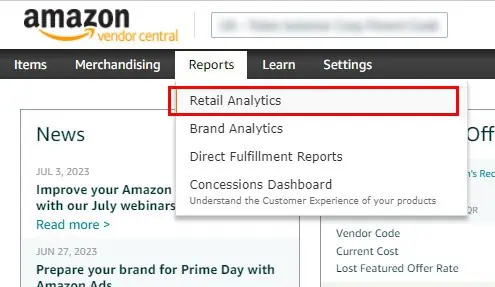 Efficient Monitoring and Analysis: Exploring Sales Performance with Amazon Vendor Central Retail Analytics