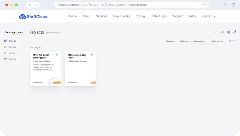 Step 3 — Client onboarding