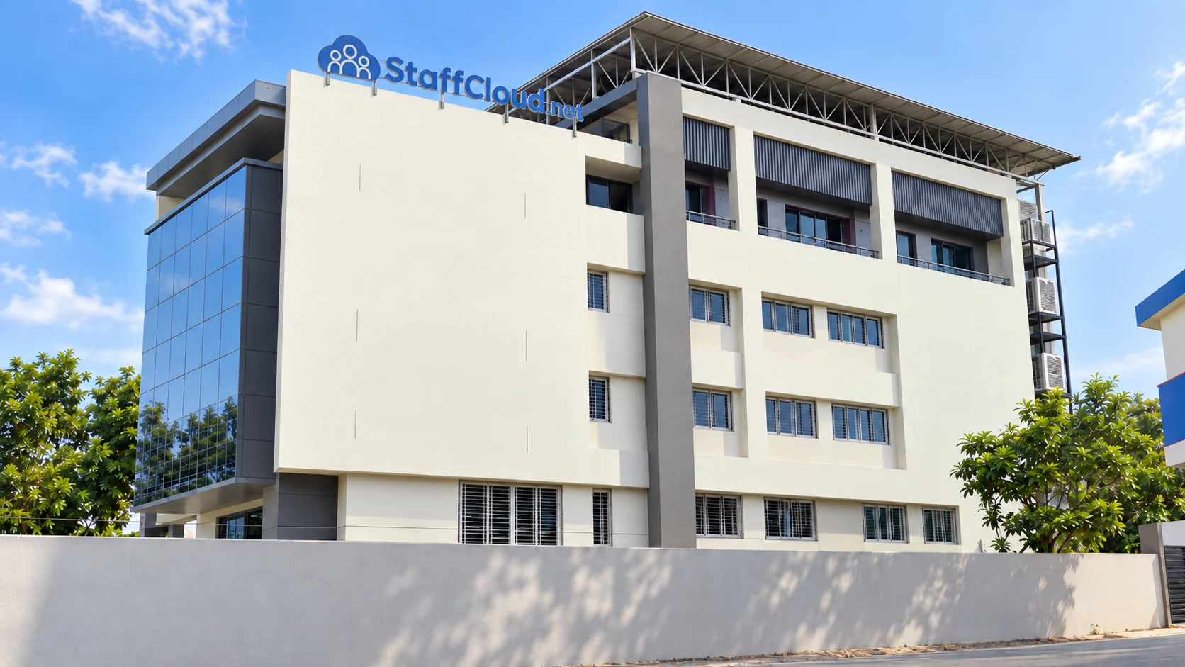 StaffCloud's office building in Gondia, Maharashtra
