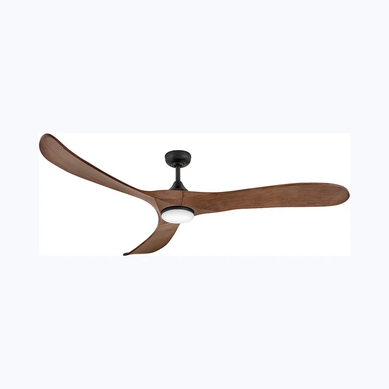 The ceiling fan as a plain cut-out on white
